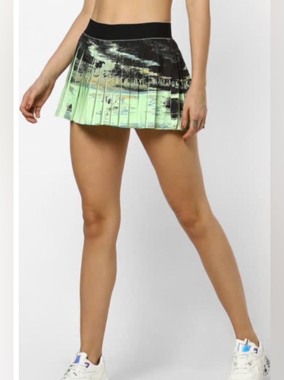 Adidas Women's NY Skirt-Glow Green-Black